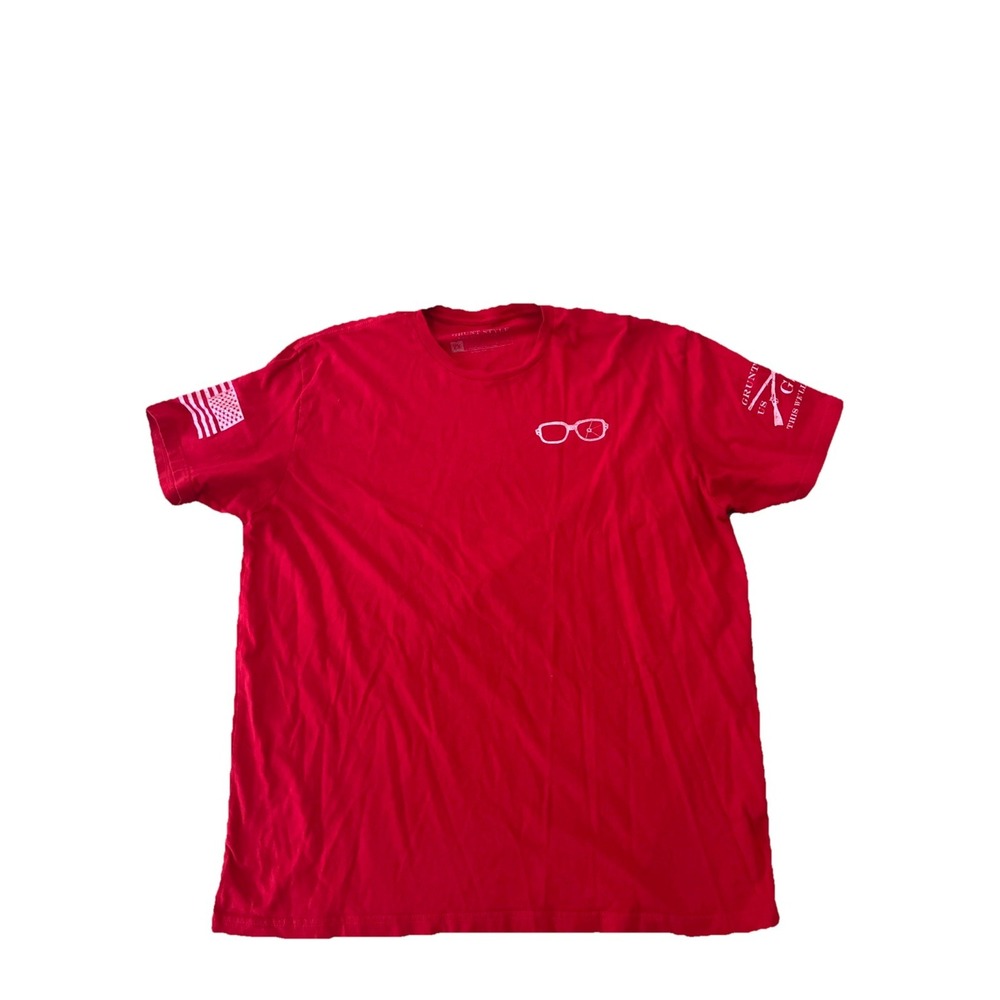 Mens Grunt Style 2XL XXLarge Red SS You'll Shoot Your Eye Out Christmas Story